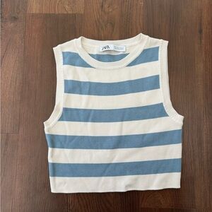 Zara Striped Crop Top